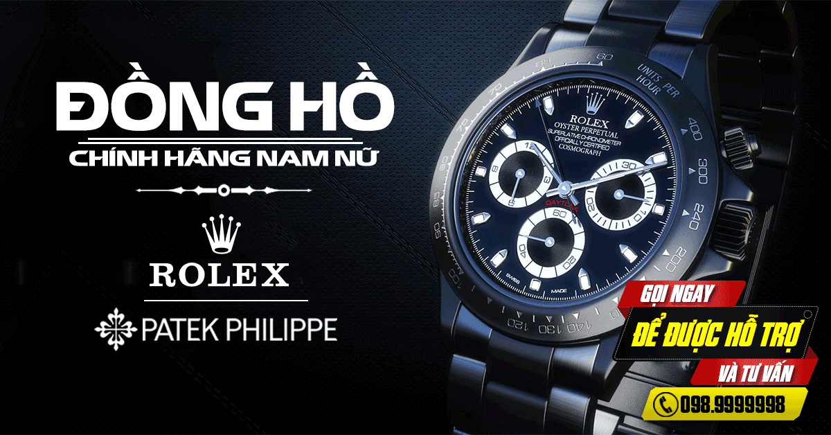 Vua Đồng hồ Rolex Patek Philippe nam nữ chính hãng giá bao nhiêu tại tphcm