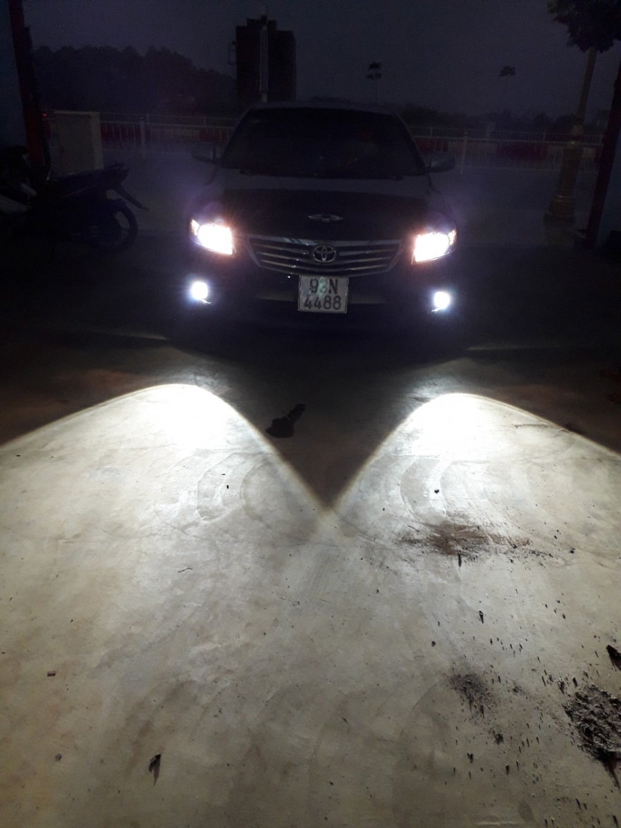 Độ đèn gầm led bixenon phá sương mù xe ô tô siêu sáng