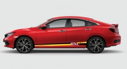 Decal thiết kế quảng cáo cho xe ô tô Honda City RS