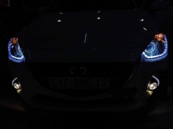Gói Combo độ đèn full xe ô tô Mazda 2, Mazda 3