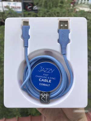 Cáp Innostyle Jazzy USB-A to USB-C 1.2M Light Blue