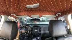 Bọc thảm trần da 5D xe ô tô Ford Ranger 2019