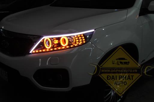 Mẫu độ đèn xe Kia Sorento siêu đẹp