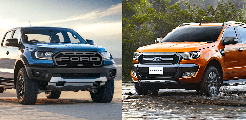 Ford Ranger Raptor 2018 vs Ranger 3.2 Wildtrak: bước tiến vượt trội