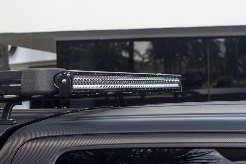 Lắp đặt đèn led bar bổ sung ánh sáng xe bán tải giá rẻ tphcm