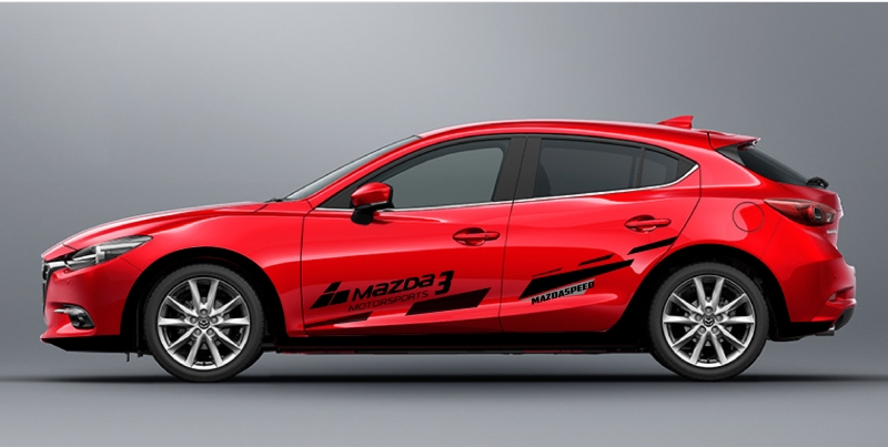 Dán tem cho Mazda 3 sedan 2015 mẫu 13