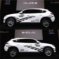 Dán tem decal cho xe ô tô Mazda CX-8 tạo phong cách mới