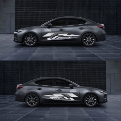 Decal tem thiết kế dán cho xe  ô tô Mazda 6
