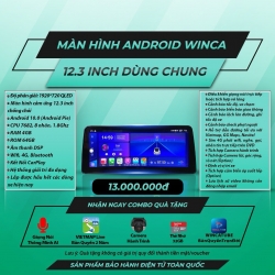 Màn Hình DVD Android Winca 12.3 Inch Cho Xe Ô Tô Thông Dụng