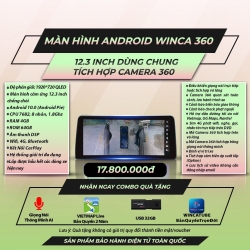 Màn Hình DVD Android Winca 12.3Inch Cho Xe Ô Tô Tích Hợp...