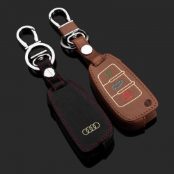 006 Bao da chìa khóa xe AUDI cao cấp