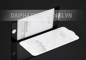 Miếng dán cường lực 3D iPhone 8 plus có bao bì (trắng...
