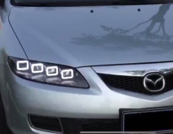 Độ đèn nguyên cụm SANVI cho Mazda 6 