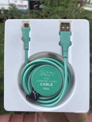 Cáp Innostyle Jazzy USB-A 1.2M Teal (IAB120-AQU)