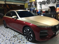 Dán decal Wrap style Maybach cho xe Vinfast Lux A2.0